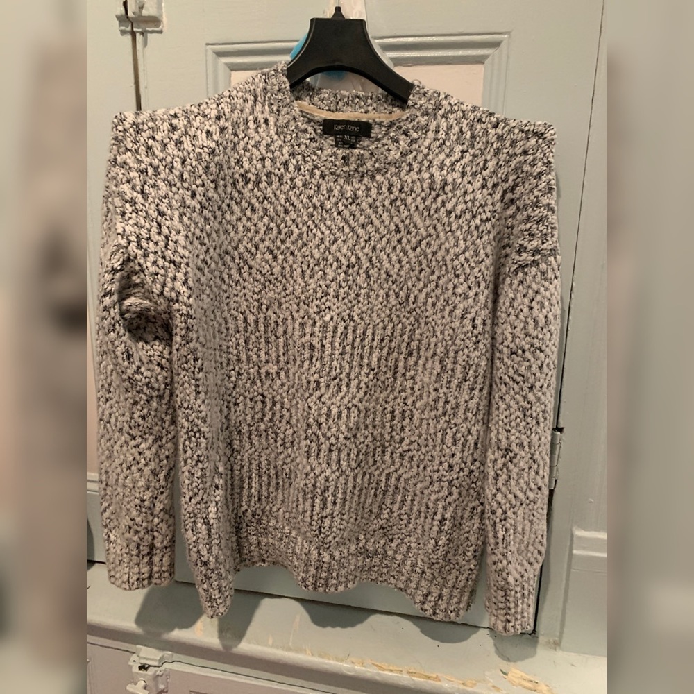Fuzzy knit sweater